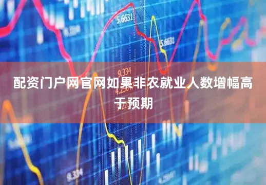 配资门户网官网如果非农就业人数增幅高于预期