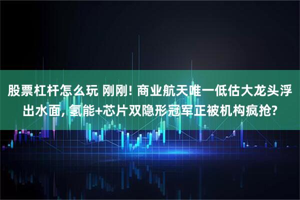 股票杠杆怎么玩 刚刚! 商业航天唯一低估大龙头浮出水面, 氢能+芯片双隐形冠军正被机构疯抢?
